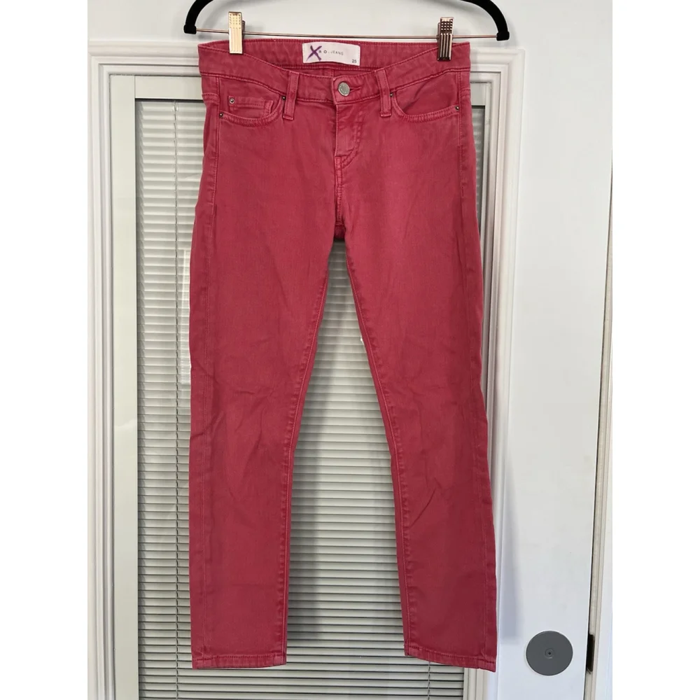 IRO Jeans I.R.O. pink/coral Slim Size 25 low‎ rise skinny Stretch Jeans